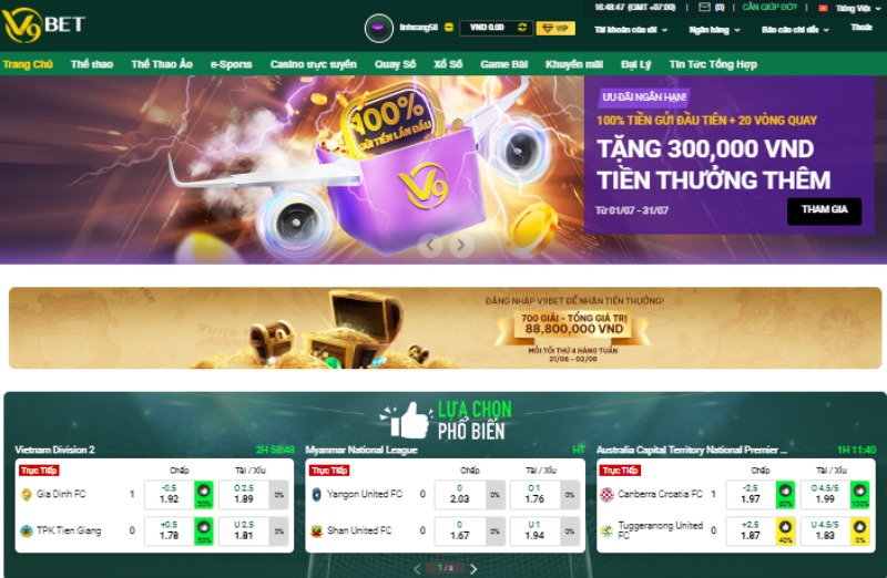 Sòng bài V9bet - Cổng game hấp dẫn mọi sự chú ý của cược thủ