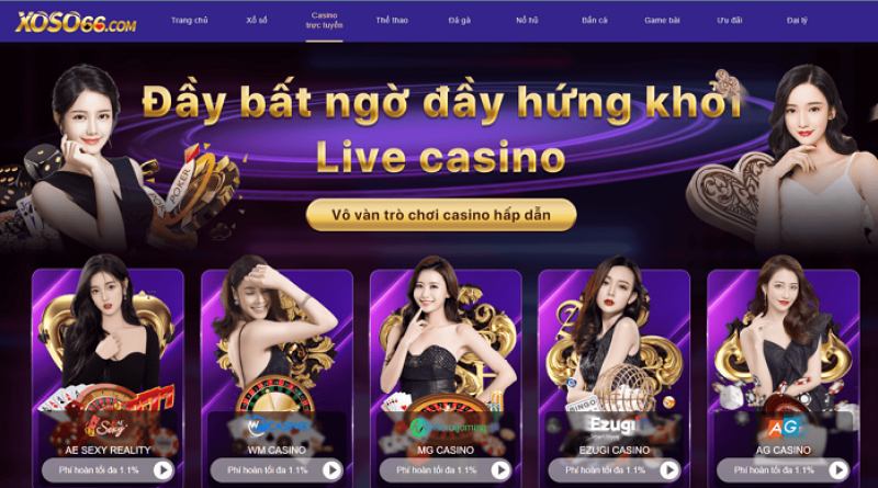 Casino XOSO66 – Tỷ lệ ăn thưởng hấp dẫn, xứng đáng đầu tư