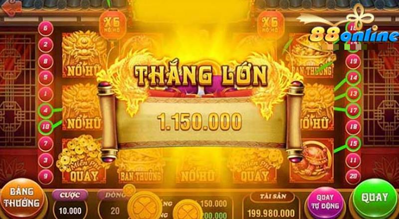 Nổ hũ 88online từ lâu đã được nhiều game thủ yêu thích bởi sự hấp dẫn