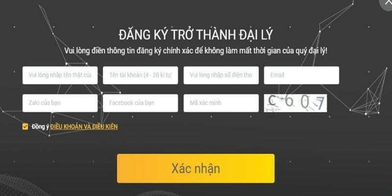  Form đăng ký đại lý FB88, thao tác đơn giản, nhanh gọn