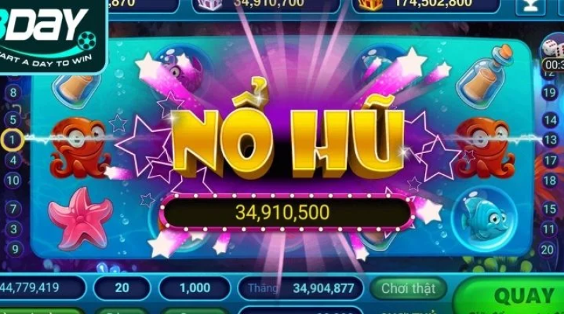 Khám phá nổ hũ 8DAY và jackpot đa dạng của cổng game