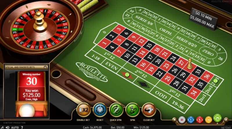 Lựa chọn con số mình thích trên game Roulette online tại Luckywin