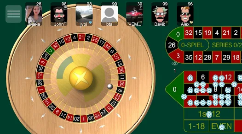 Lựa chọn con số mình thích trên game Roulette online tại Luckywin